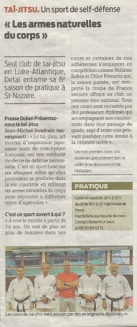 OUEST FRANCE 10.09.2015