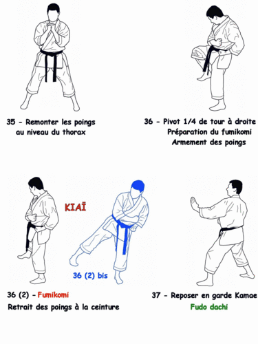 Tai-jitsu kata Godan - séquence 11
