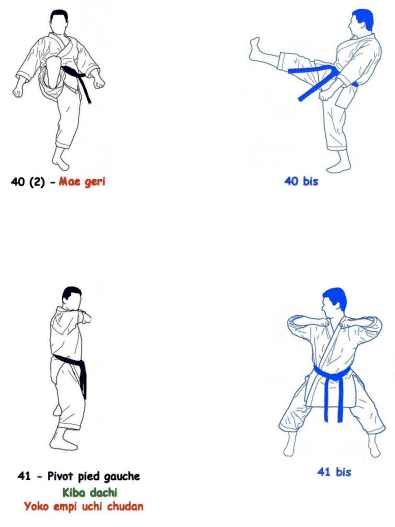 Tai-jitsu kata Godan - séquence 13