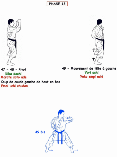 Tai-jitsu kata Godan - séquence 16