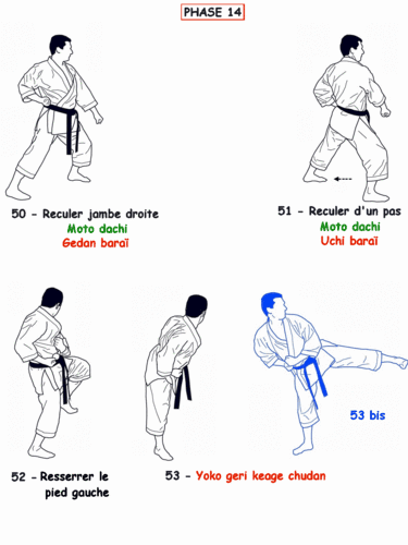 Tai-jitsu kata Godan - séquence 17