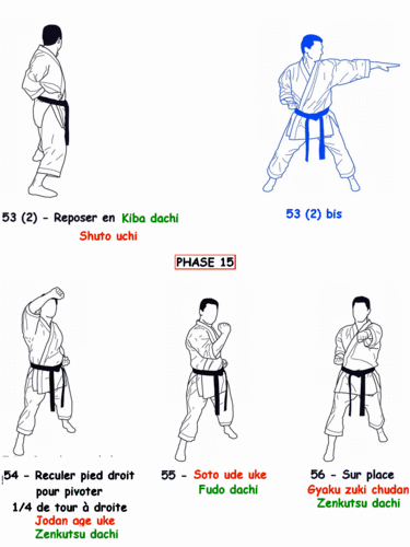 Tai-jitsu kata Godan - séquence 18