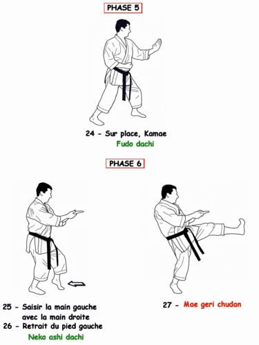 Tai-jitsu kata Godan - séquence 8