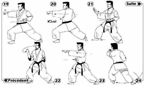 Tai-jitsu kata Sandan - séquence 4