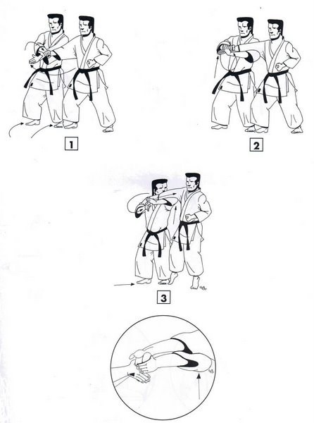 Tai-jitsu technique de base N°7 - Clé