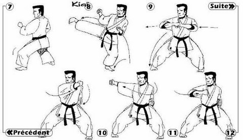 Tai-jitsu kata Shodan - séquence 2