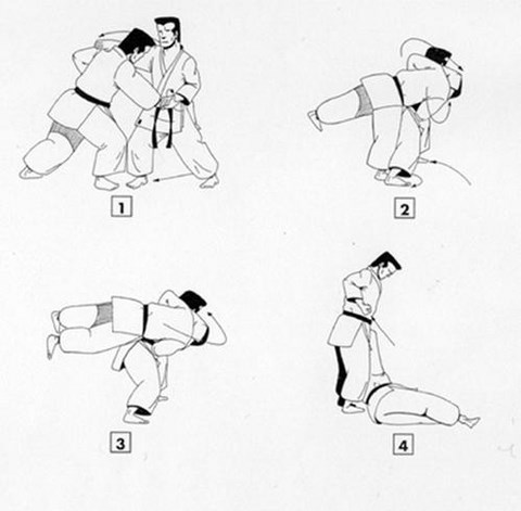 Tai-jitsu technique de base N°2 - Projection